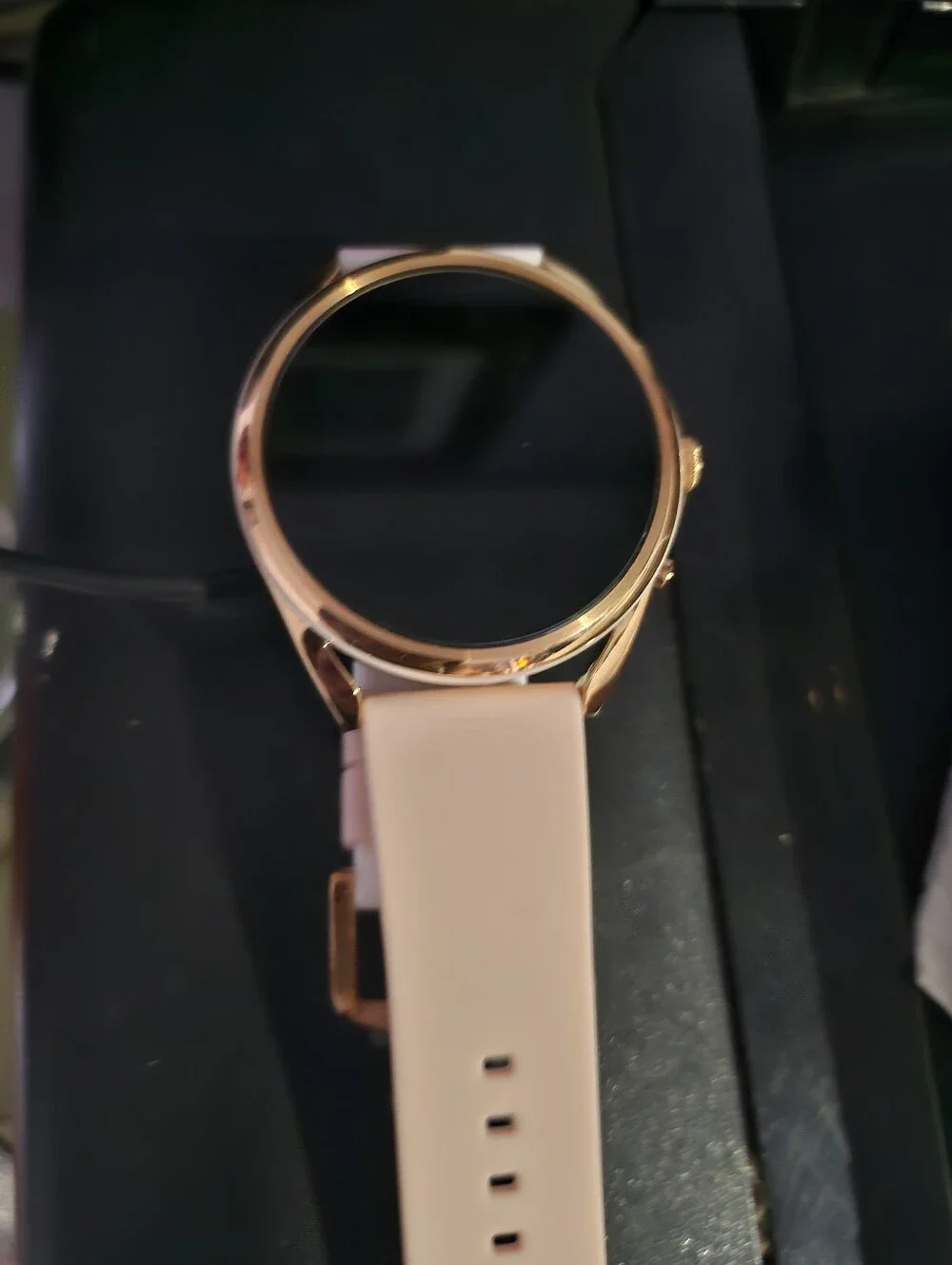 Fossil Gold-Tone Case with Blush Pink Band